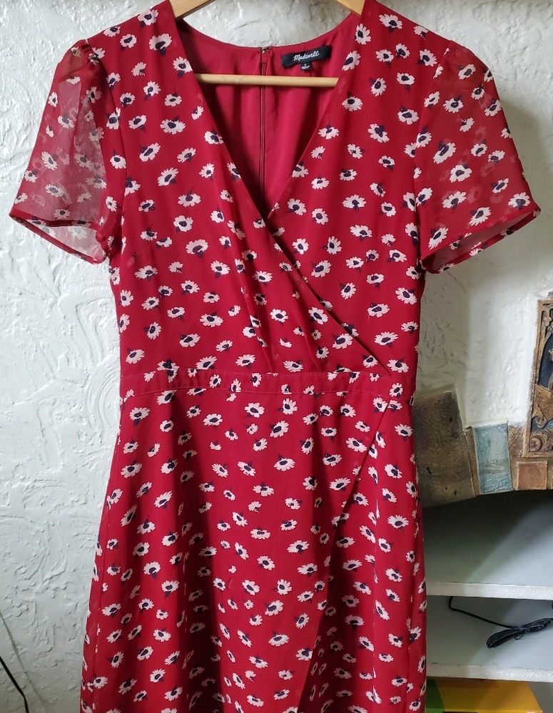 Madewell Wrap Front Dress in Seattle Floral